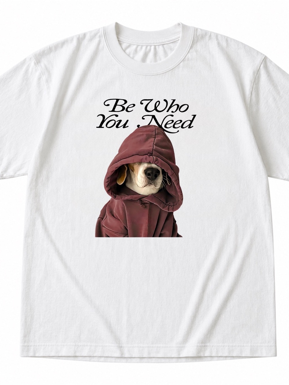 Beagle God Graphic Be Who You Need Gildan Cotton T-Shirt Unisex